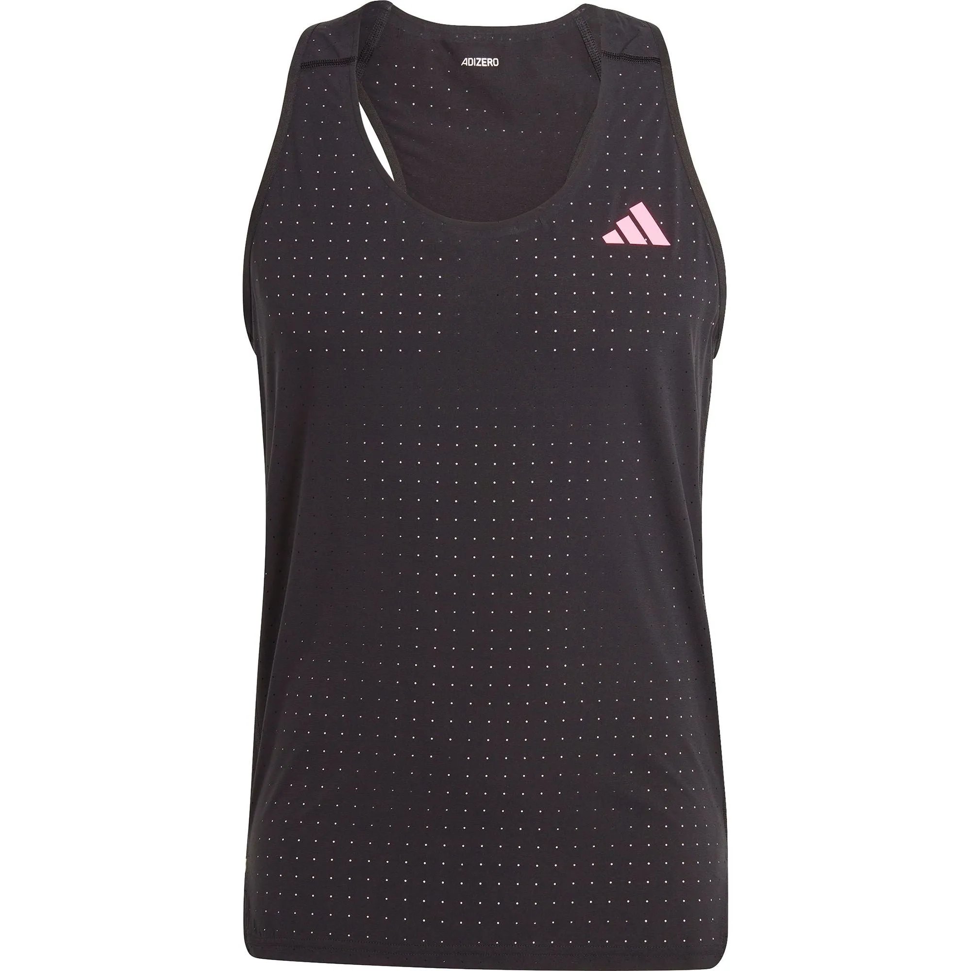 adidas Adizero Mens Running Vest - Black