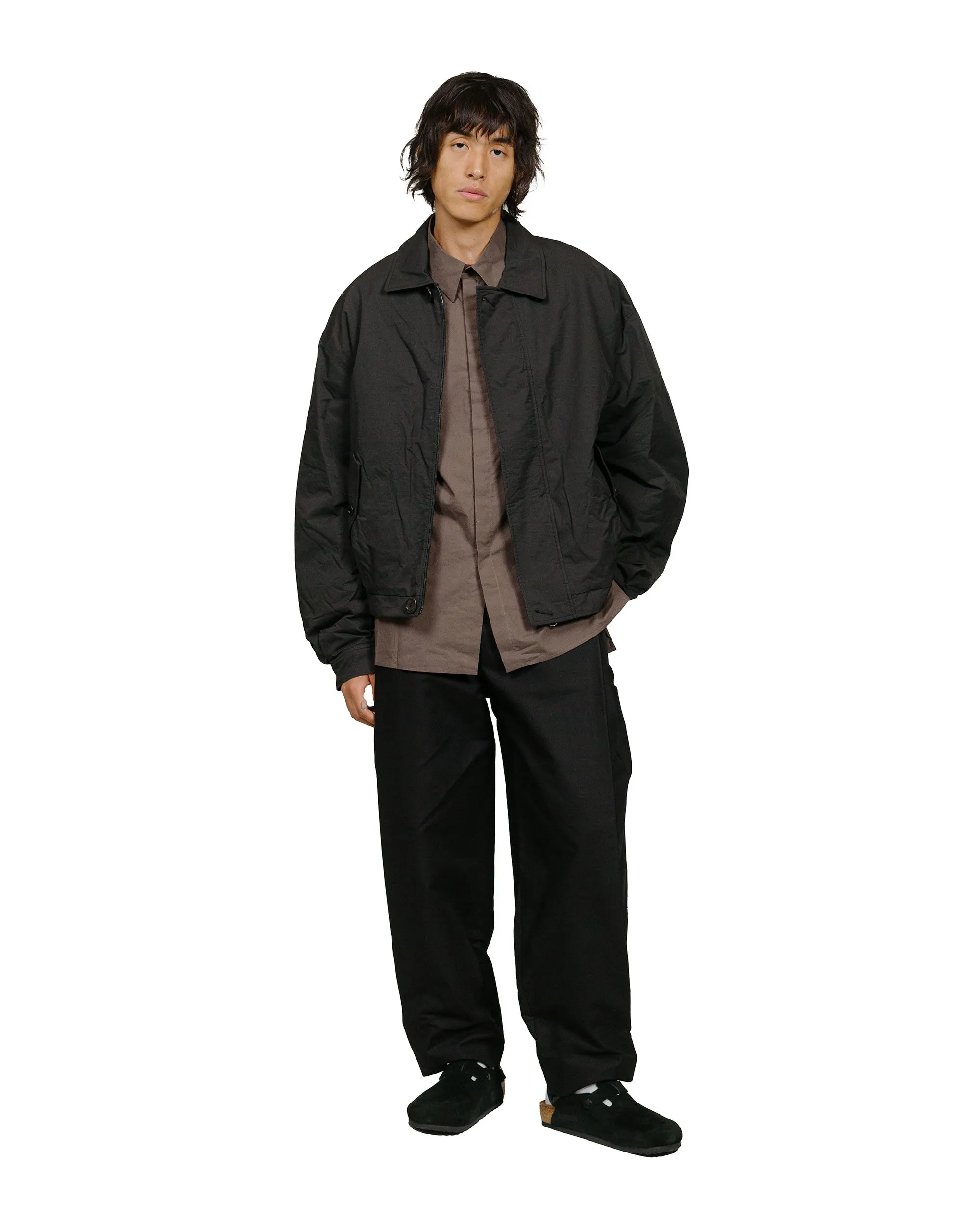 Amomento Square Pocket Oversized Shirts Brown