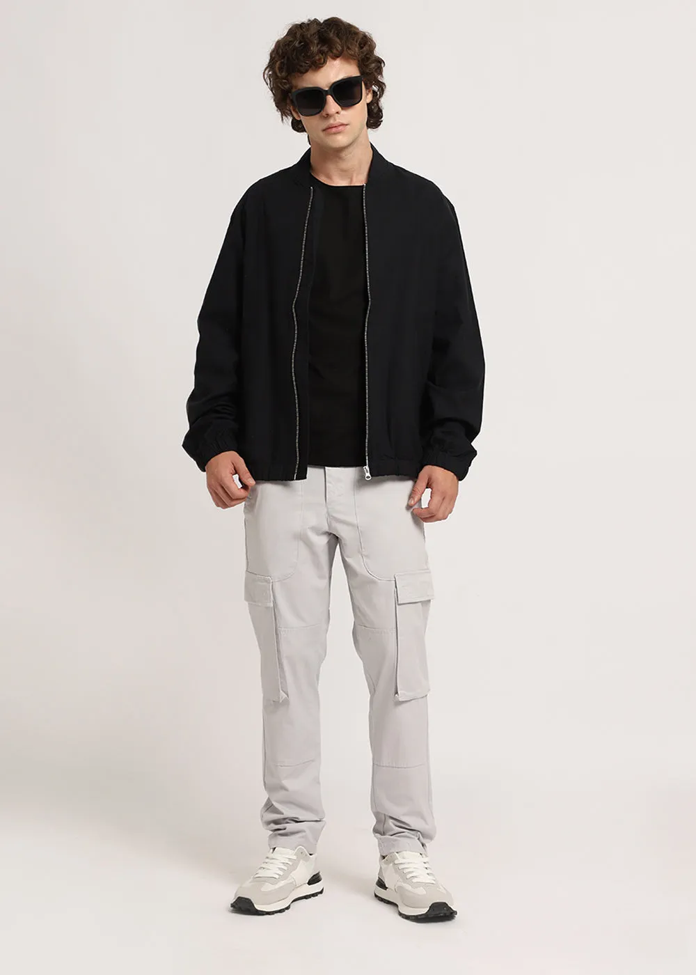 Ashen Grey Cargo Pant