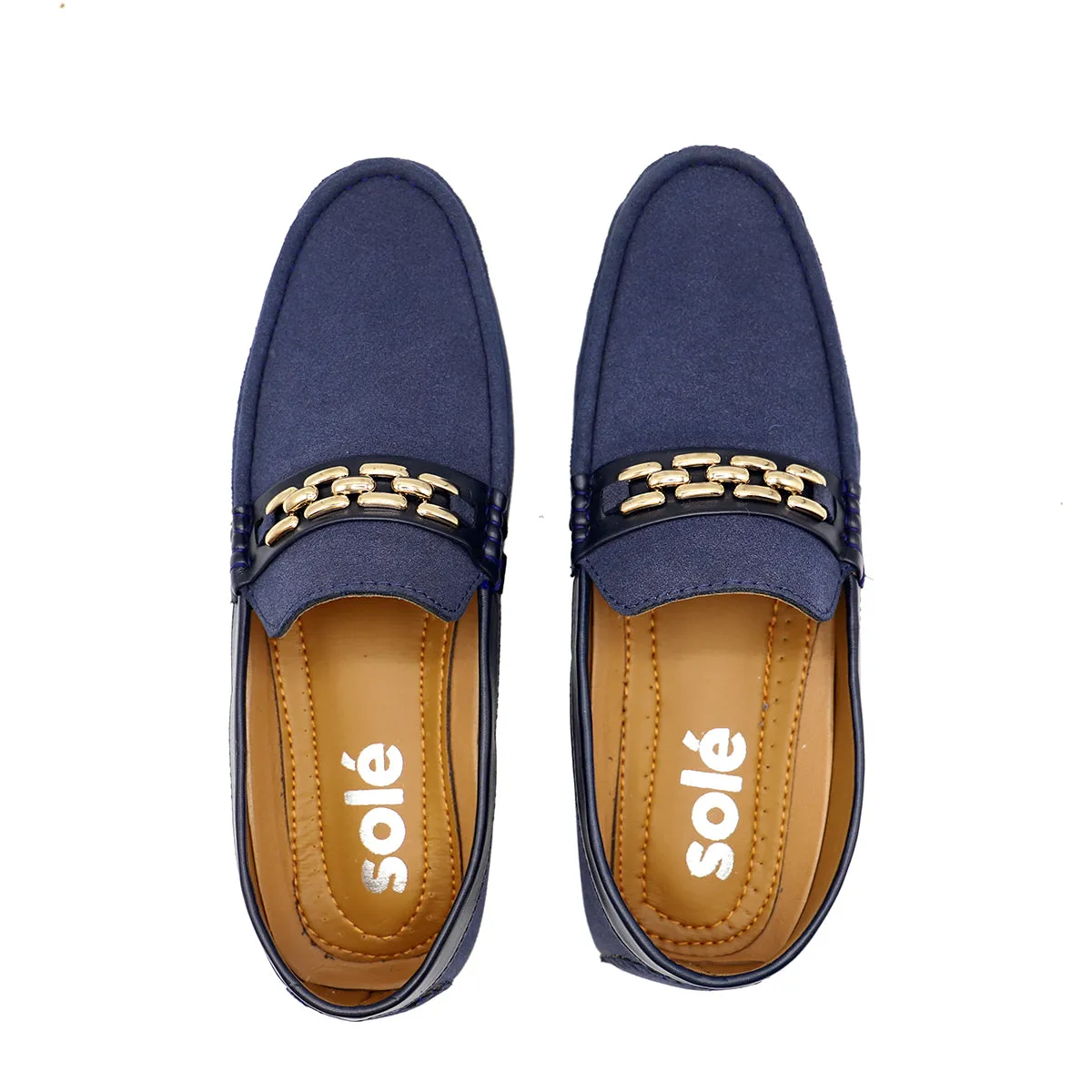 Blue Casual Slip On  165115