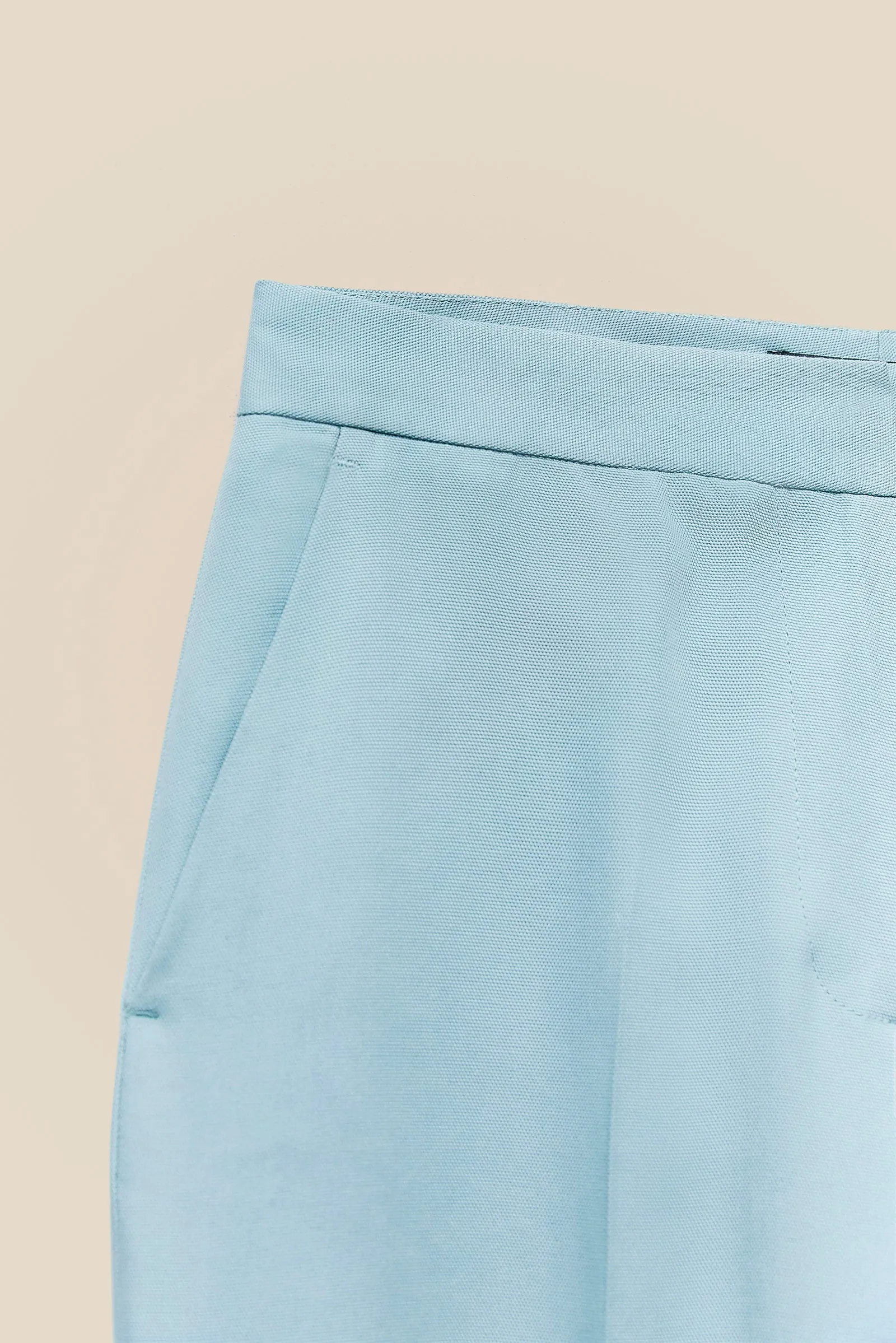 Blue Linen Pants