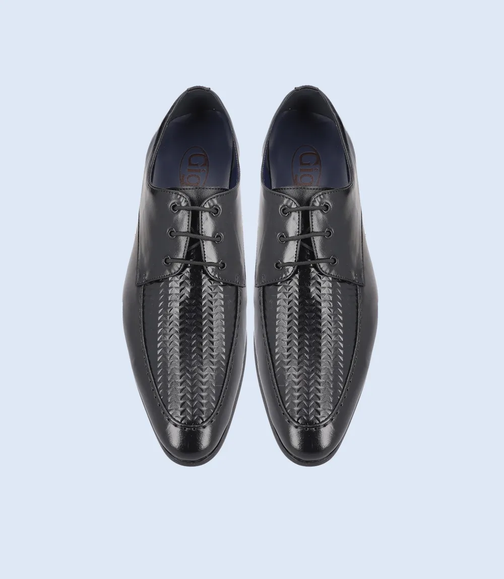 BM4163-BLACK-Men Formal Lace Up's