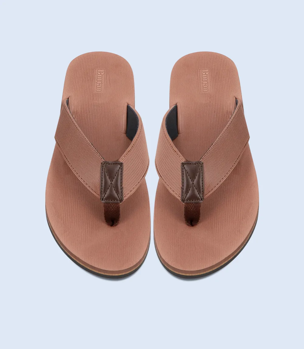 BM5567-BROWN-Men Flipflop