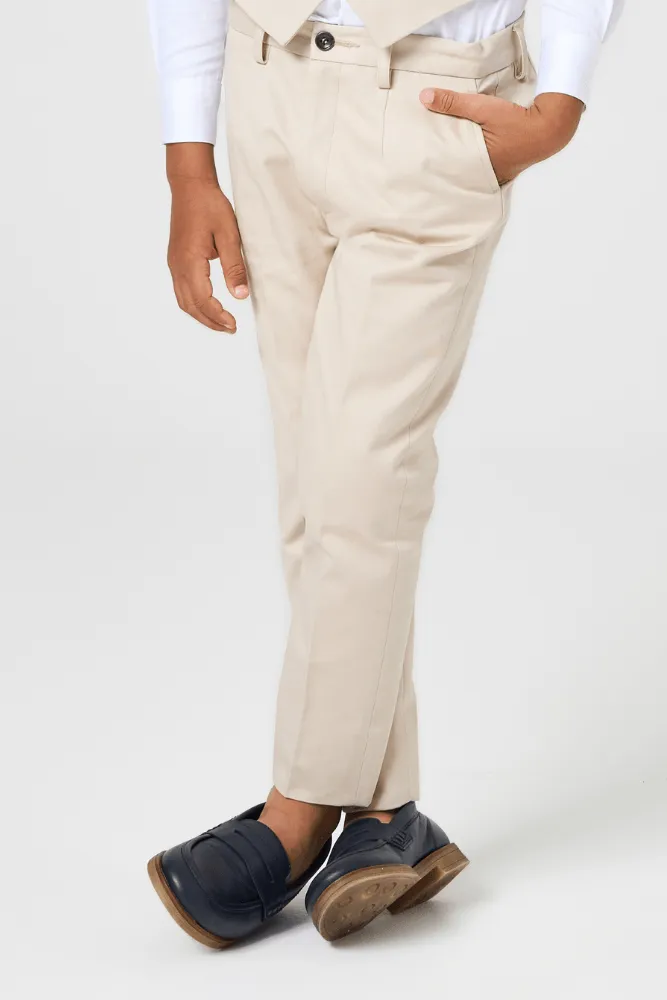 Bowie Chino Pants - Sand Cotton