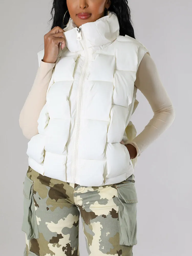 Braid Puffer Vest