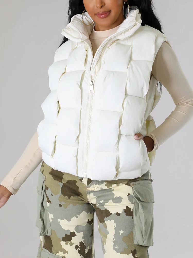 Braid Puffer Vest