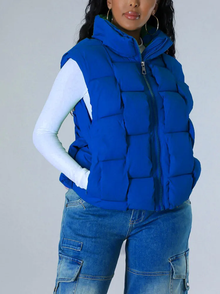 Braid Puffer Vest