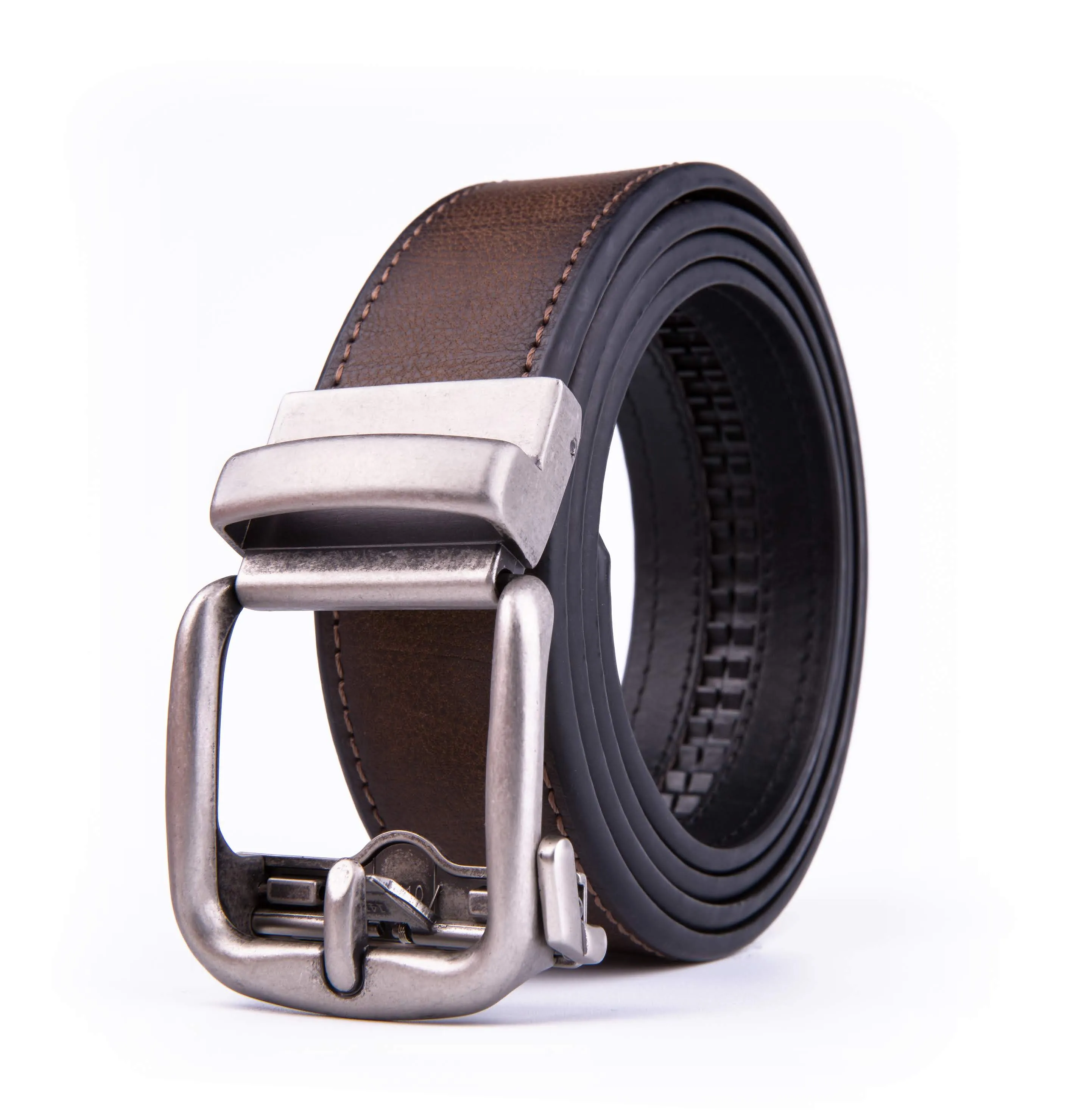 Braveman Men's Leather Rachet Casual Belt