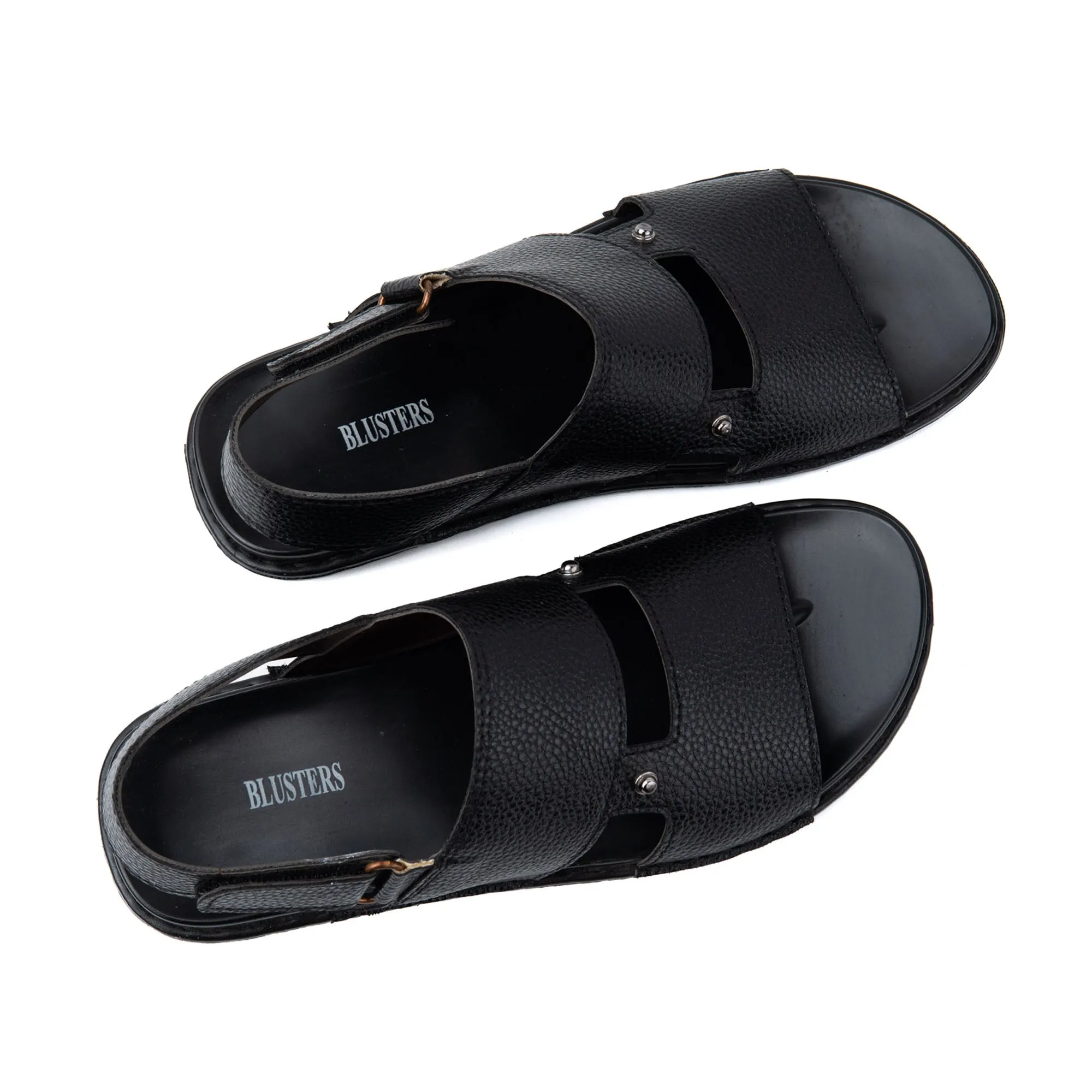 Broad Strap Men Leather Sandals