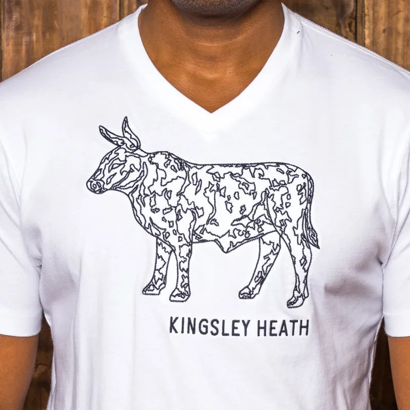 Chainstitch Nguni V Neck Tee Pelican