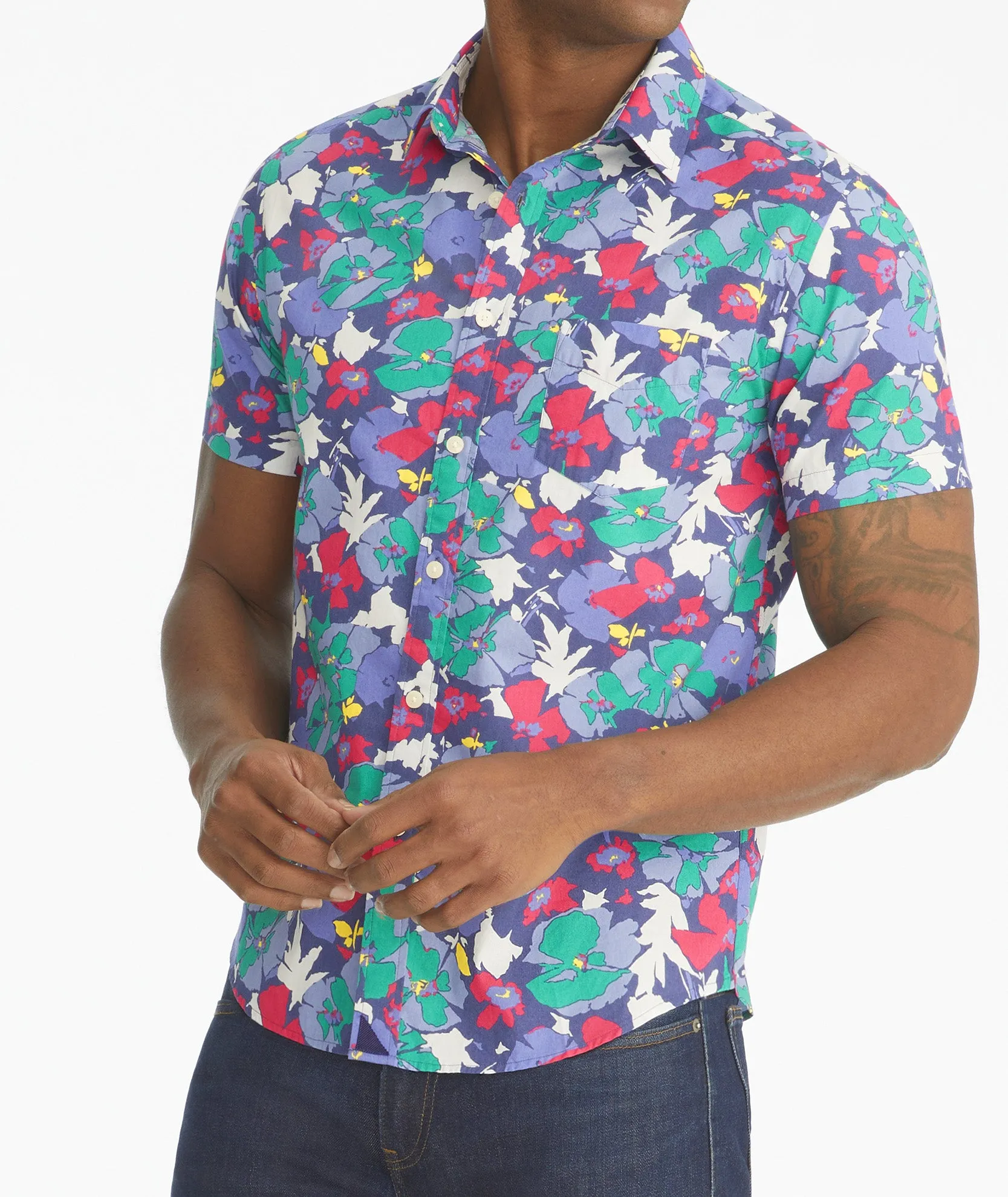 Cotton Short-Sleeve Ramisco Shirt