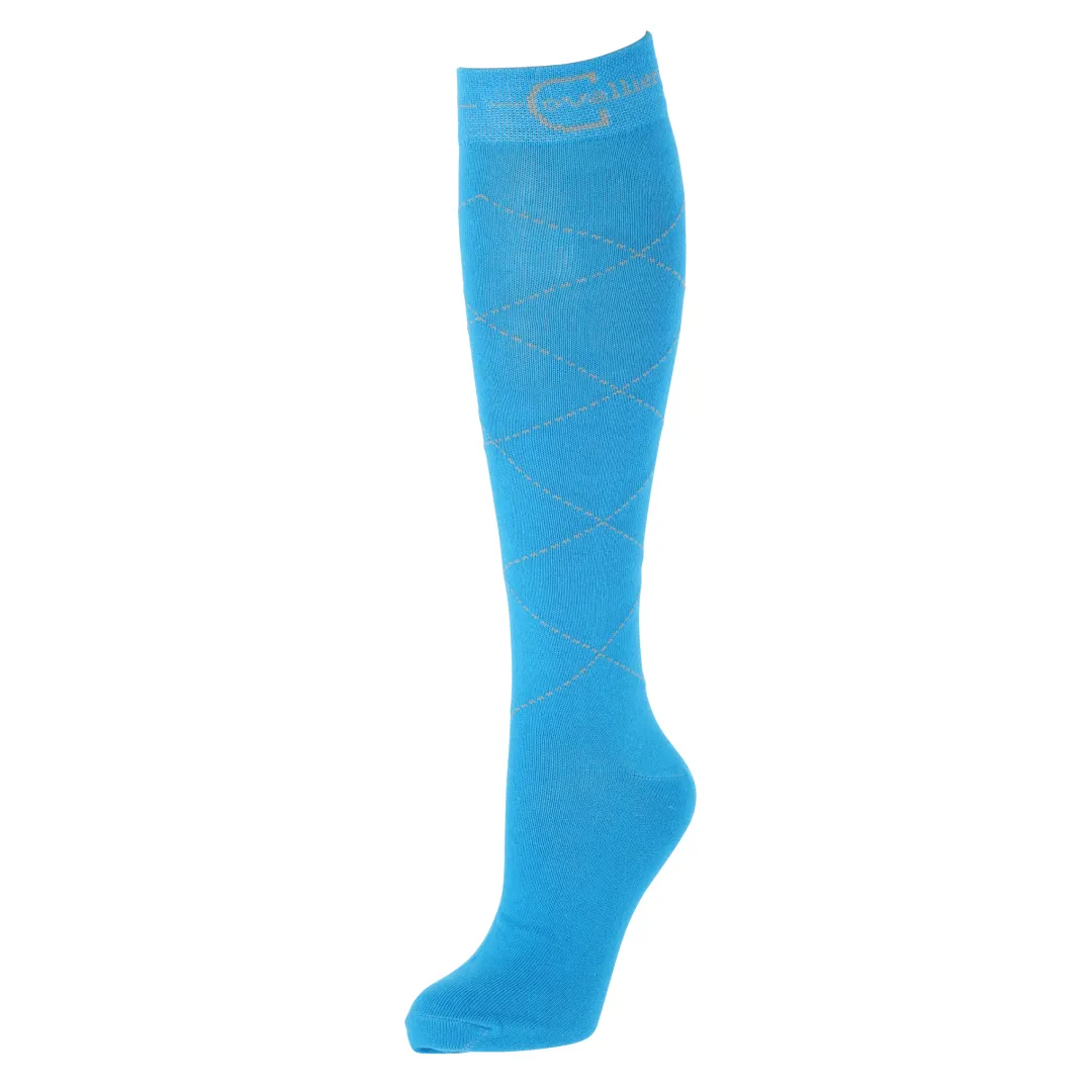 Covalliero Check Riding Socks