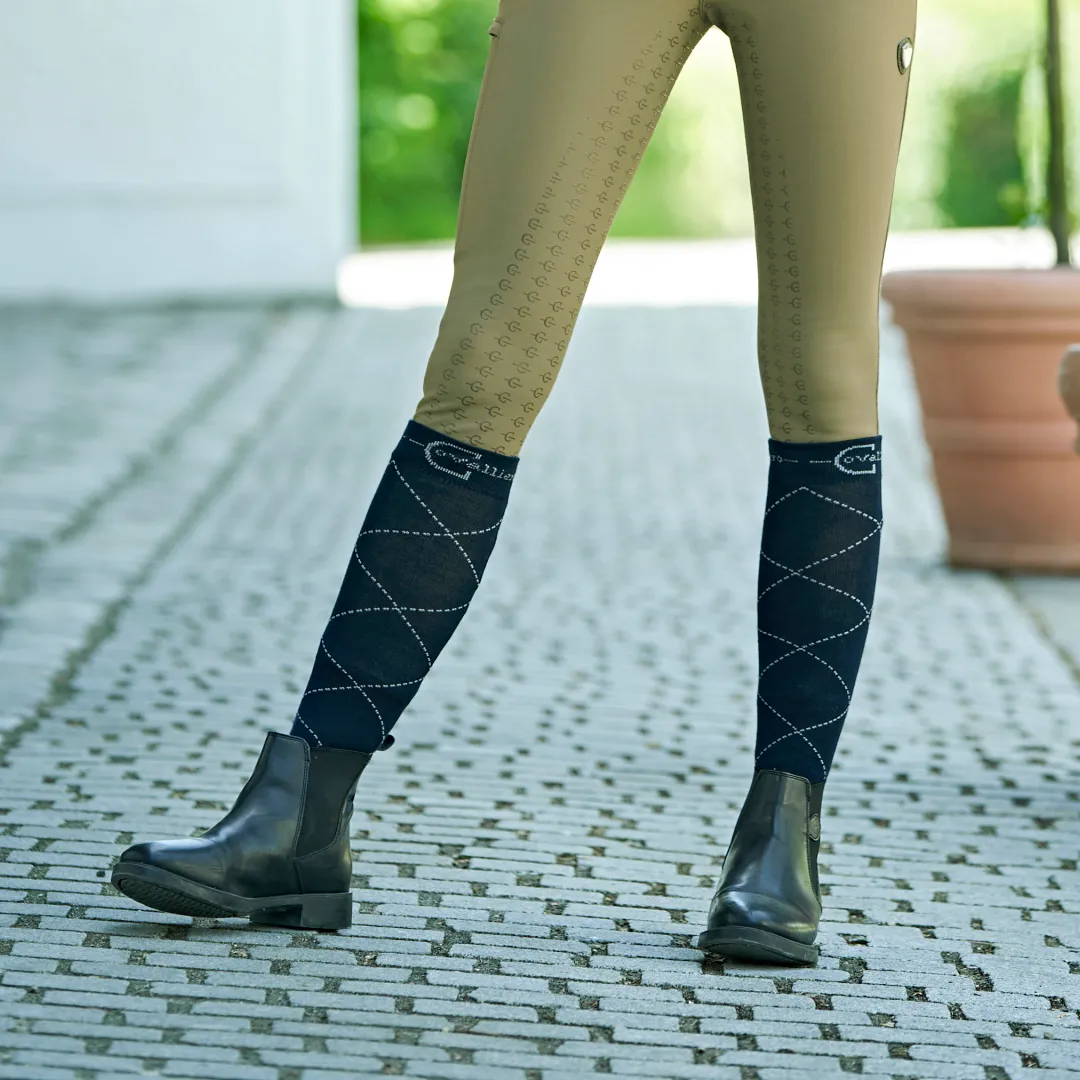 Covalliero Check Riding Socks