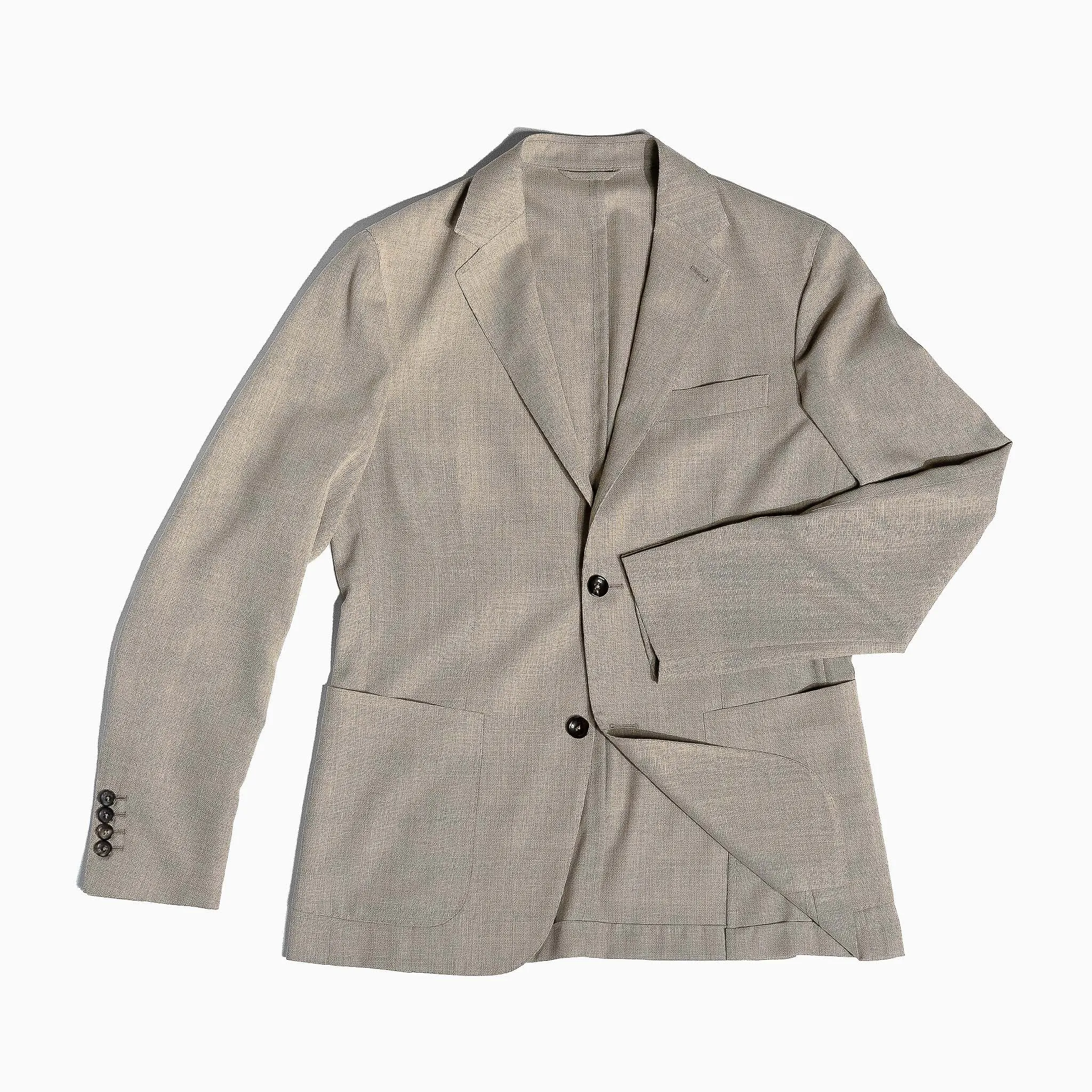 Craig deconstructed  Virgin Wool hopsack structured blazer