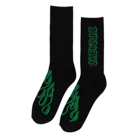 Creature To The Grave Crew Socks Black (Mens 9-11)