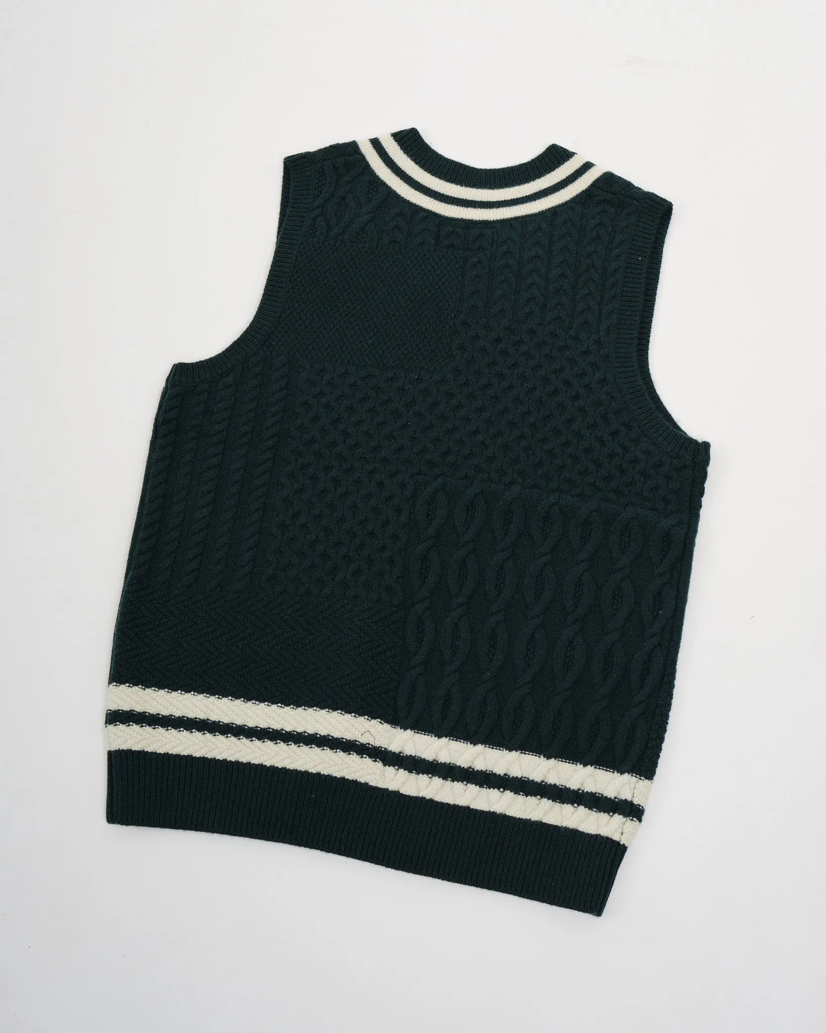 Cricket Vest Patchwork Like Green