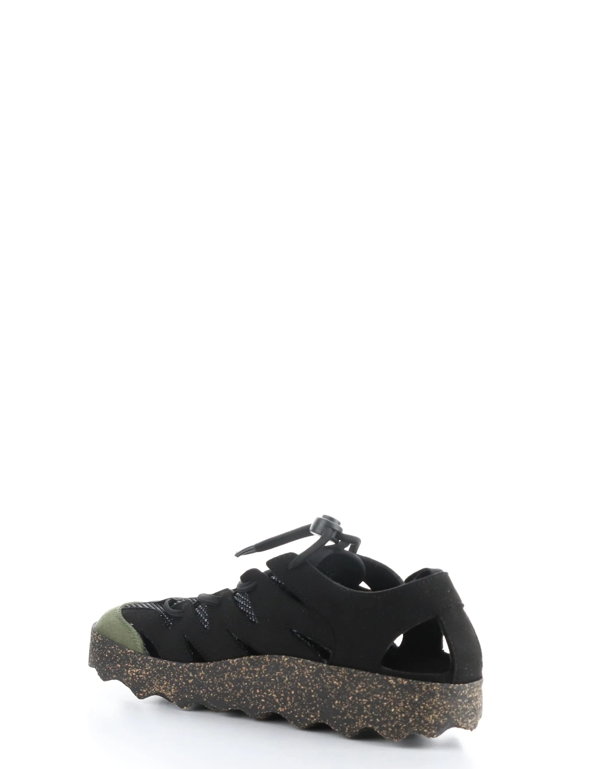 CURE168ASP 000 BLACK Round Toe Shoes