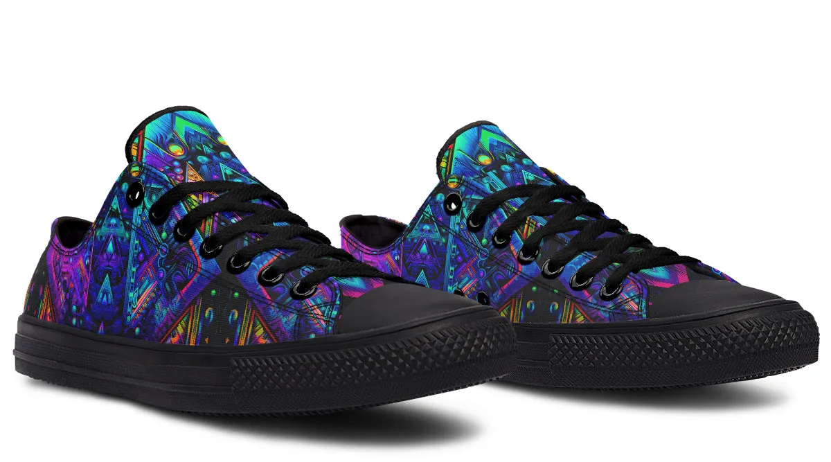 Cyber Cyan Low Top Shoes