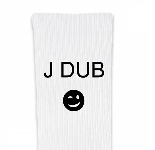 Design Your Own Custom Printed Crew Socks - Large