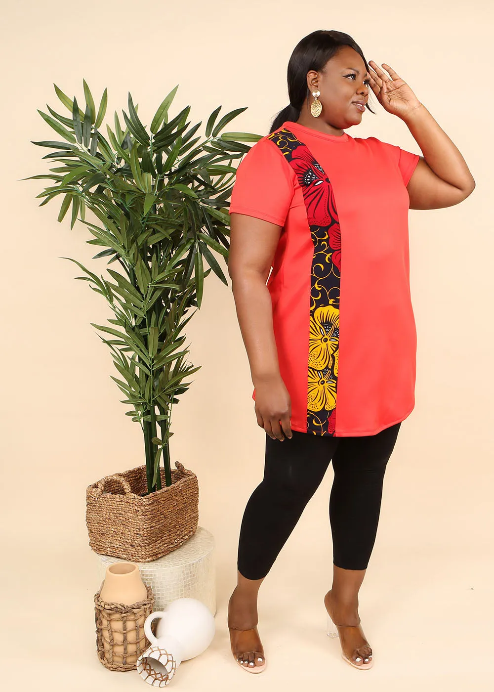 Esia African Print Dress