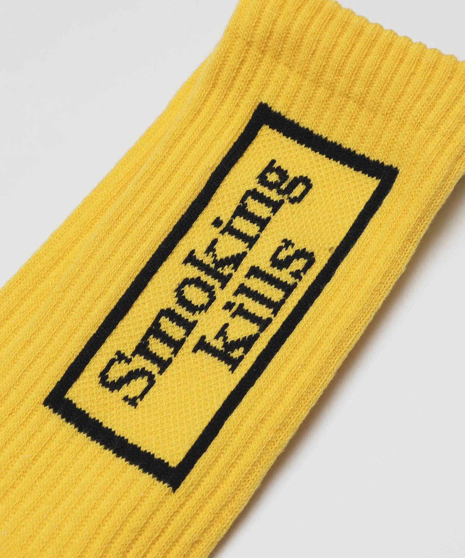 #FR2 SMOKING KILLS SOCKS-YELLOW