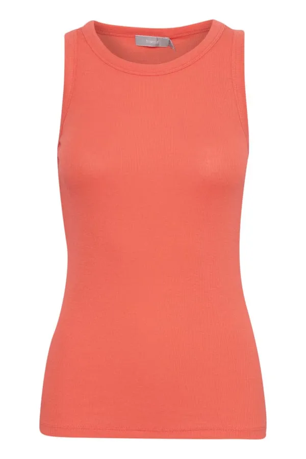 Fransa Vest Top Coral