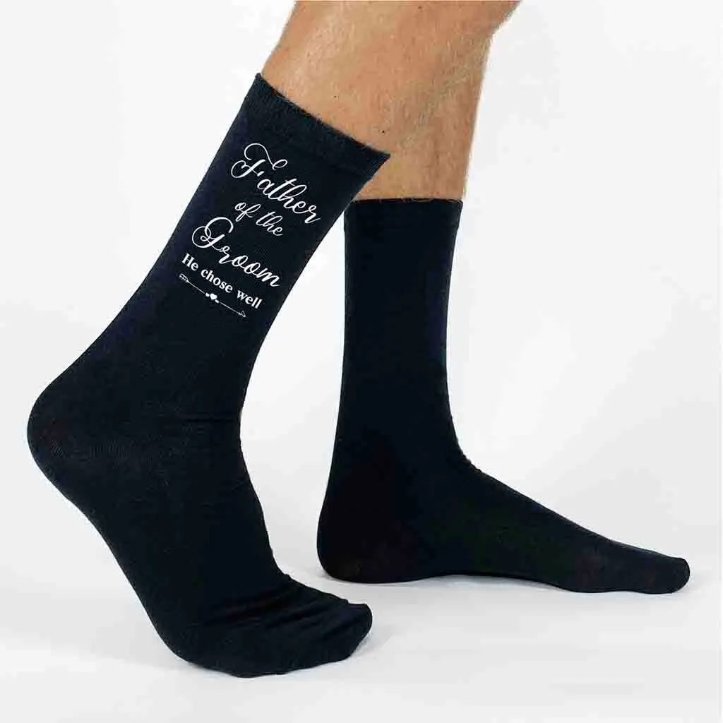 Funny Father of the Groom Socks