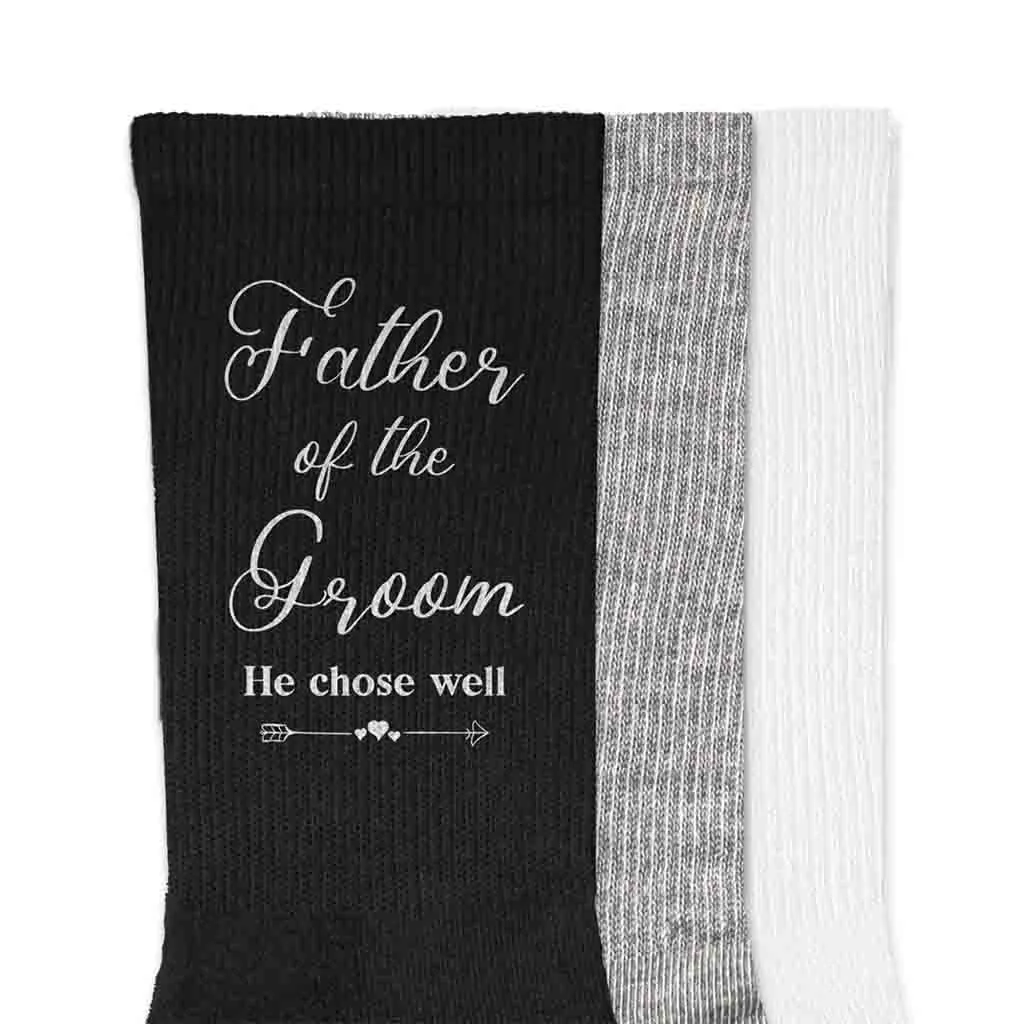 Funny Father of the Groom Socks