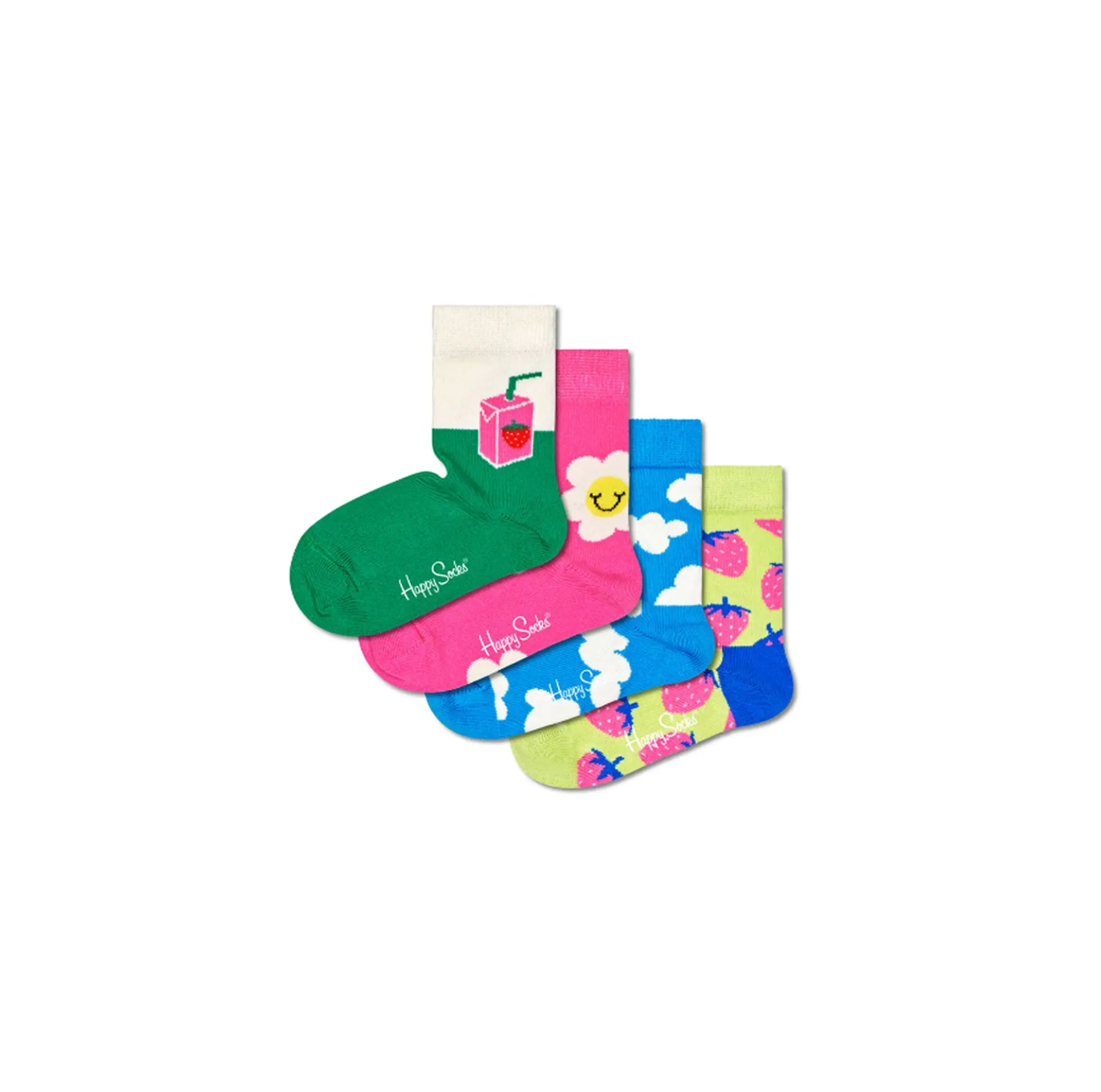 happy socks | set 4 paia calze corte da unisex kids