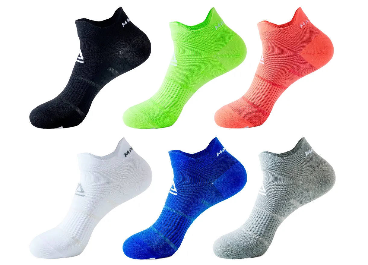 Haute Edition Unisex 6-Pack Comfort Compression Ankle Socks for Enhanced Wellness