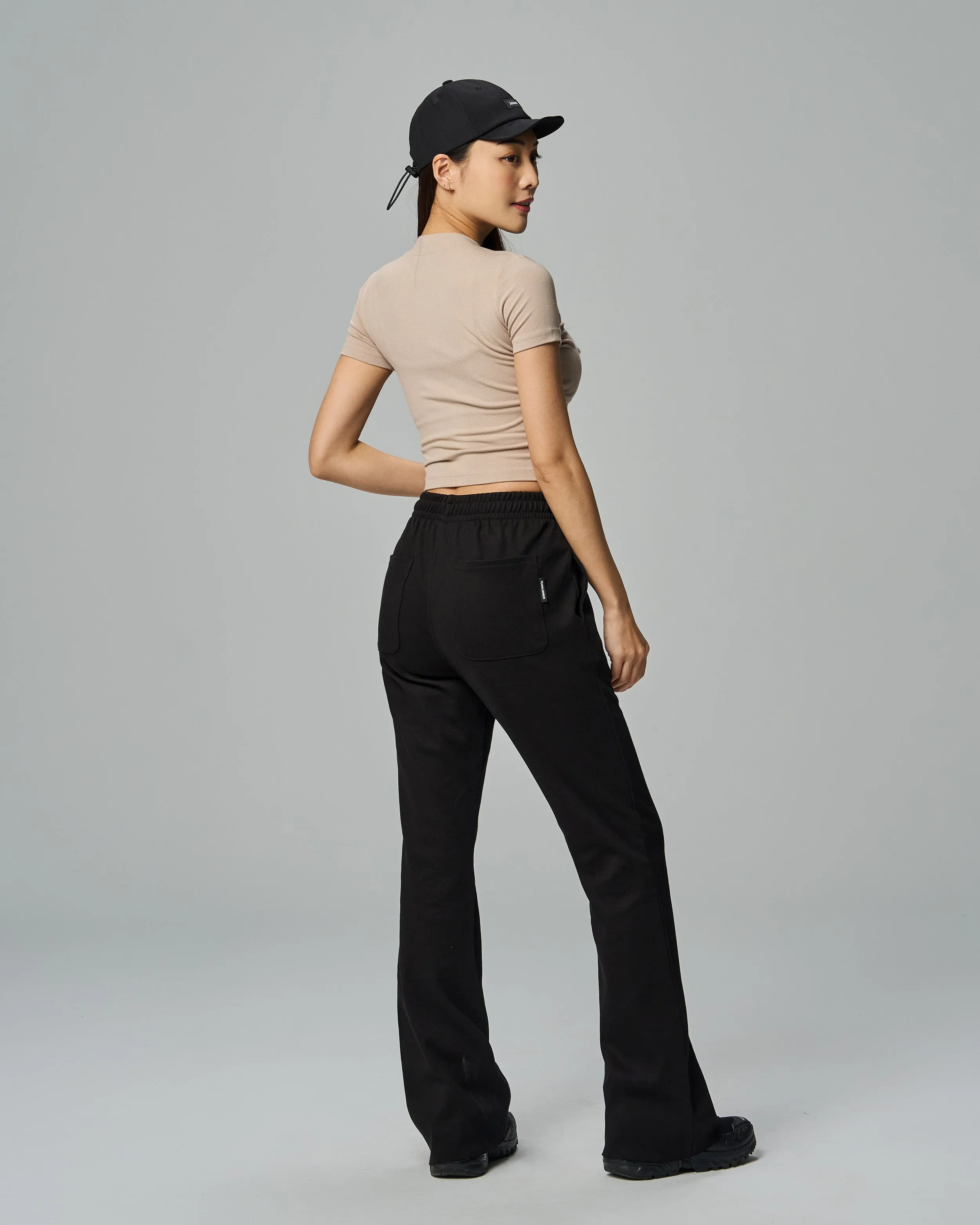 High-Waisted Raw Cut Pant