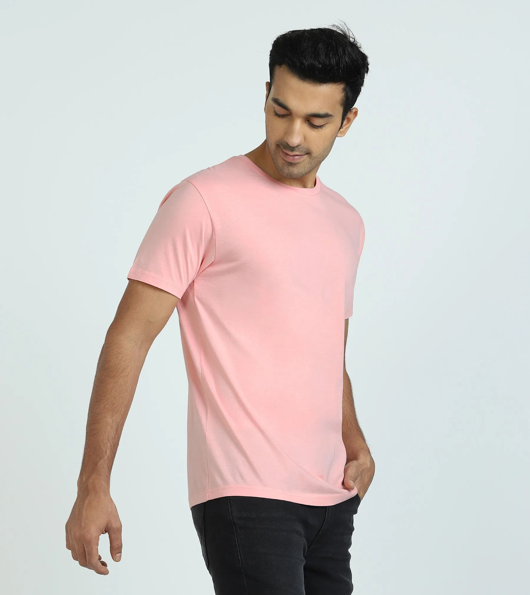 Iconique Supima Cotton T-shirt Blush Pink