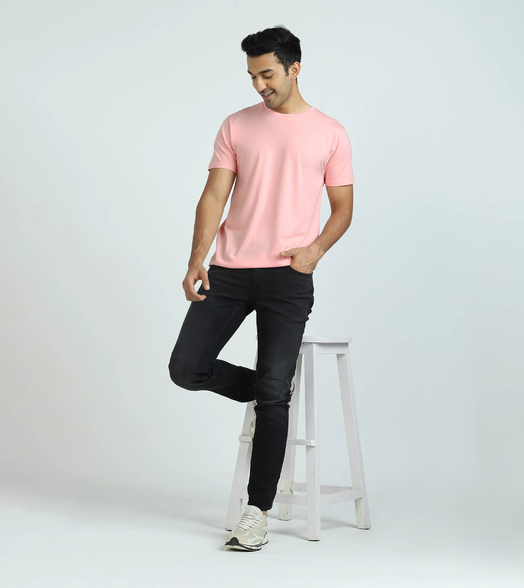 Iconique Supima Cotton T-shirt Blush Pink