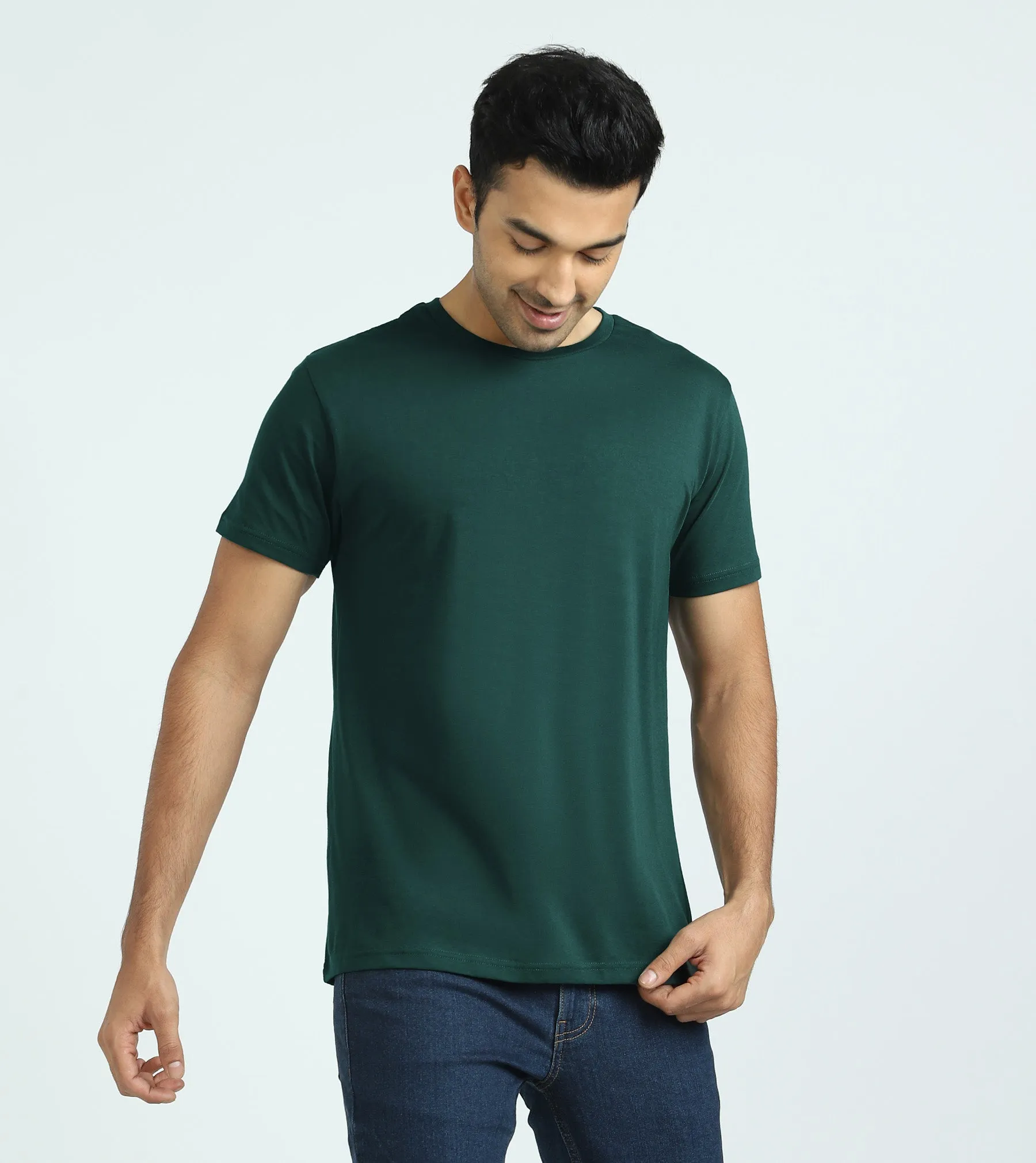 Iconique Supima Cotton T-shirt Forest Green