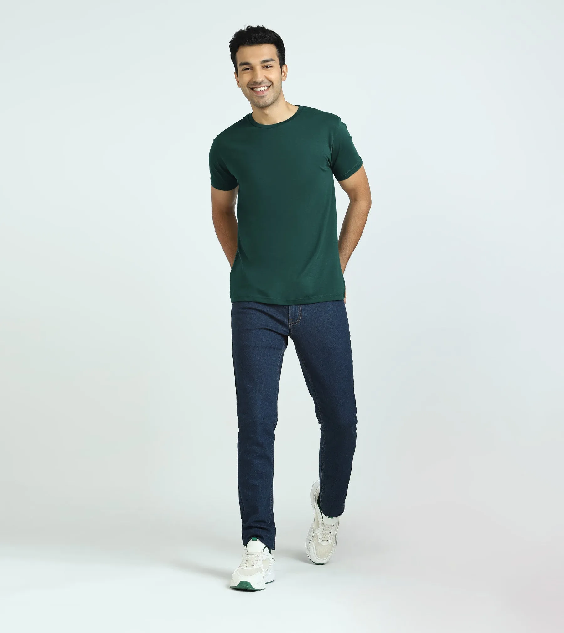 Iconique Supima Cotton T-shirt Forest Green