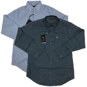 Jack Nicklaus Black Label by Perry Ellis Mini Plaid Button Down Shirts