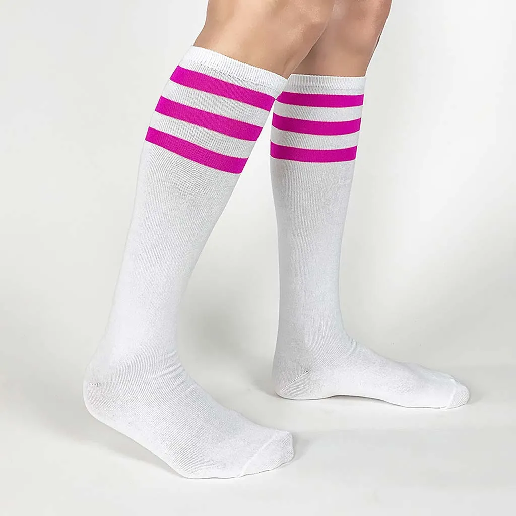 Make Your Own Custom Printed Knee High Socks - Medium