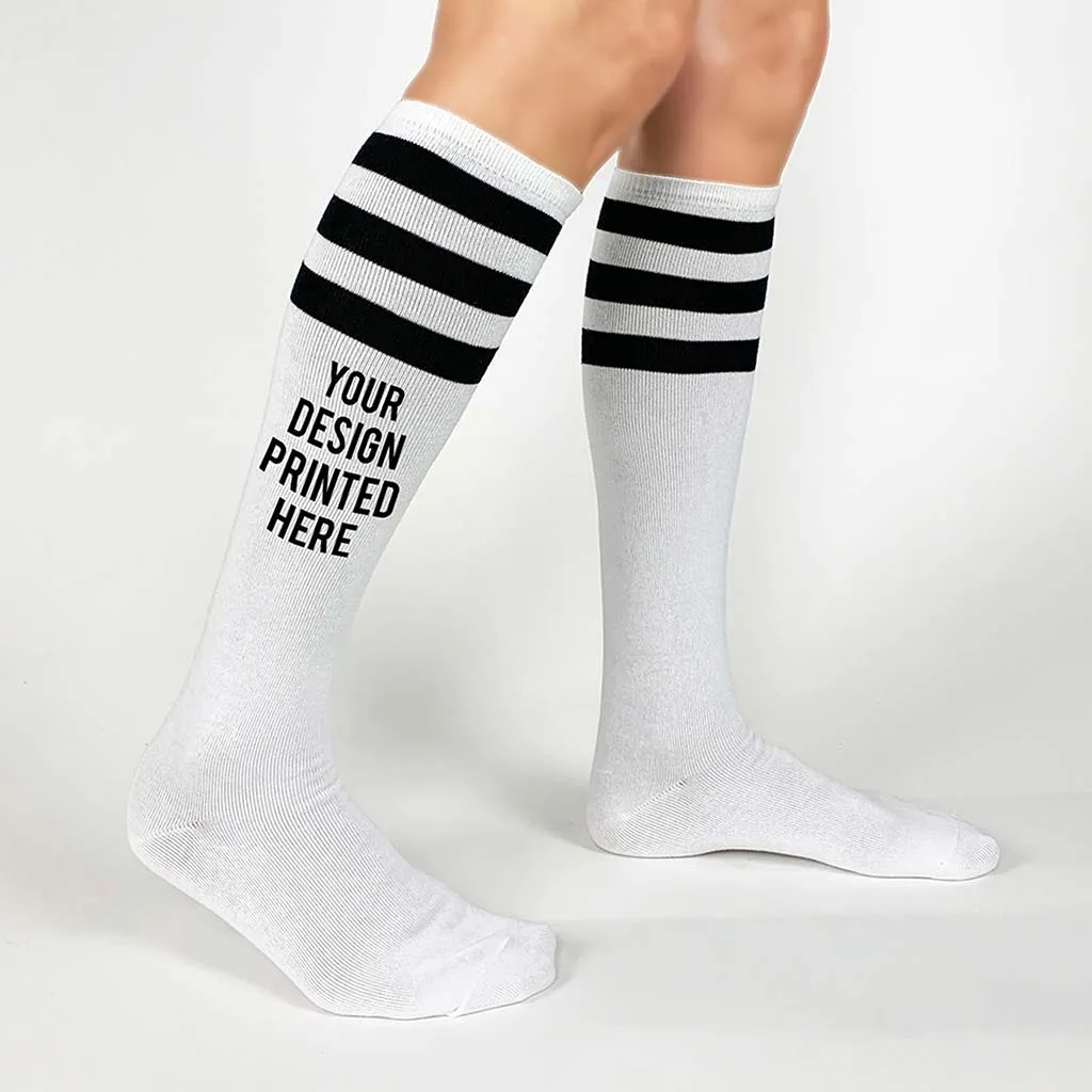 Make Your Own Custom Printed Knee High Socks - Medium