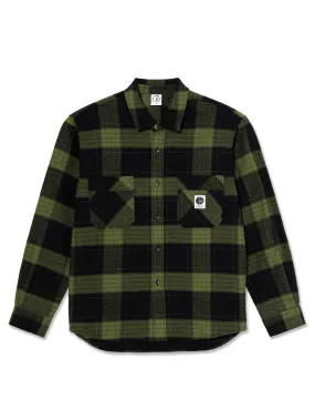 Mike Flannel Long Sleeve Buttondown Shirt