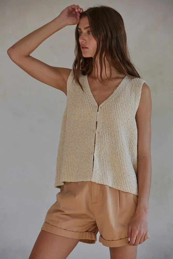 Natural Vest Top