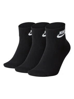 NIKE EVERY DAY ESSENTIALS ANKLE SOCKS 3 PACK