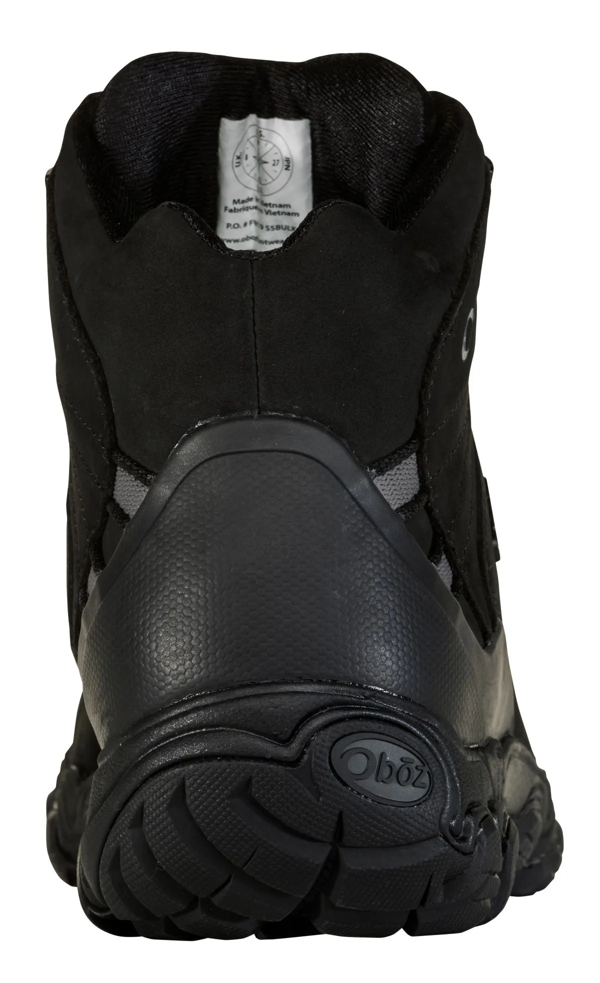 'Oboz' Men's Bridger Mid BDry WP Hiker - Midnight Black