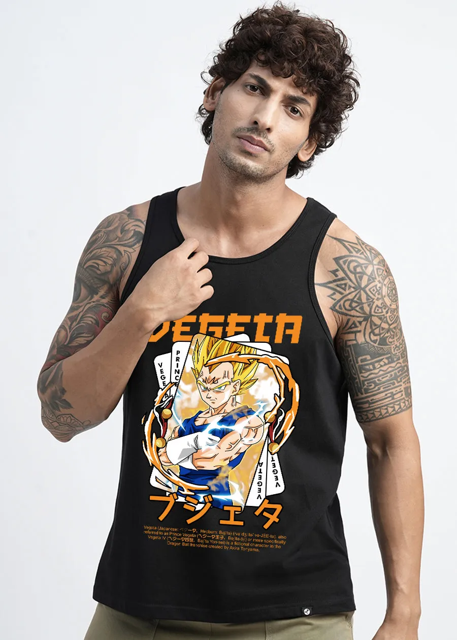 Prince Vegeta Mens Printed Vest