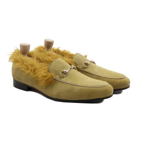 Ribnica - Men's Camel Kid Suede Loafer