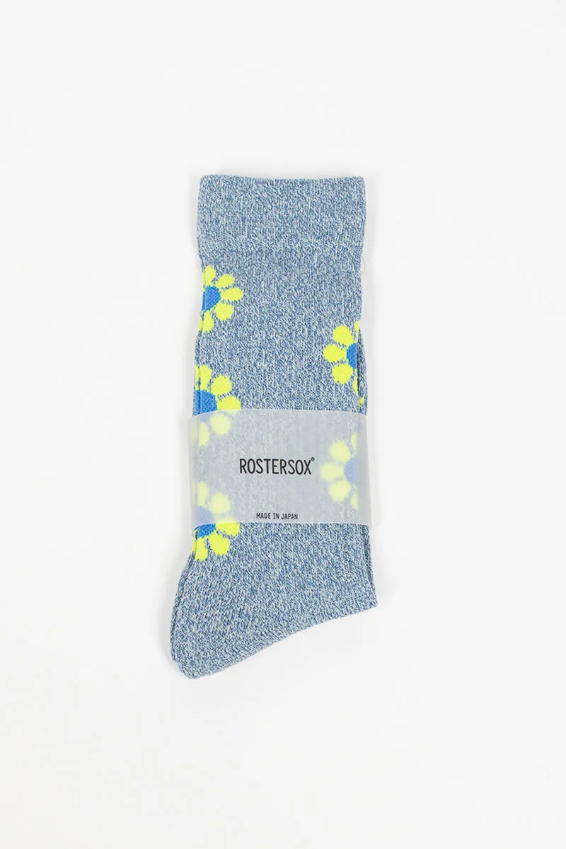 RS-195 Peace Socks Blue