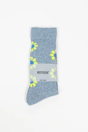 RS-195 Peace Socks Blue