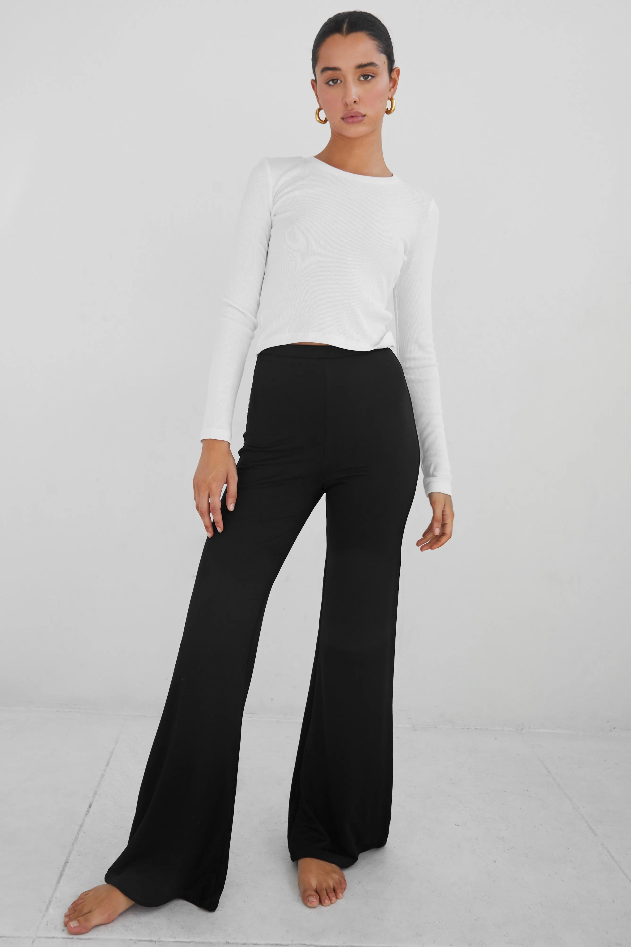 Signature Wide Leg Modal Pants