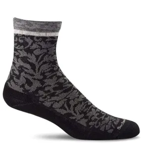 Sockwell Women's Cush Crew Plantar Relief Socks Black