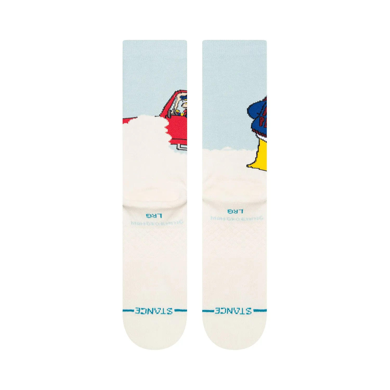 Stance Mr Plow Socks (Light Blue)