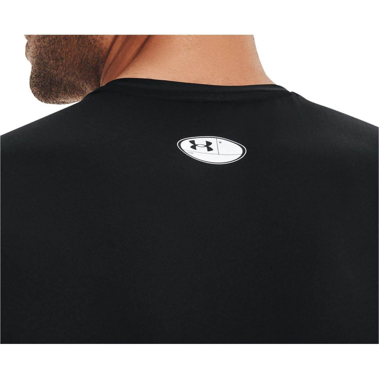 Under Armour HeatGear Armour Mens Sleeveless Compression Top - Black